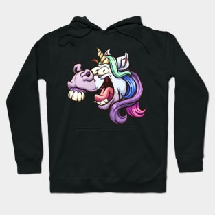 Crazy unicorn Hoodie